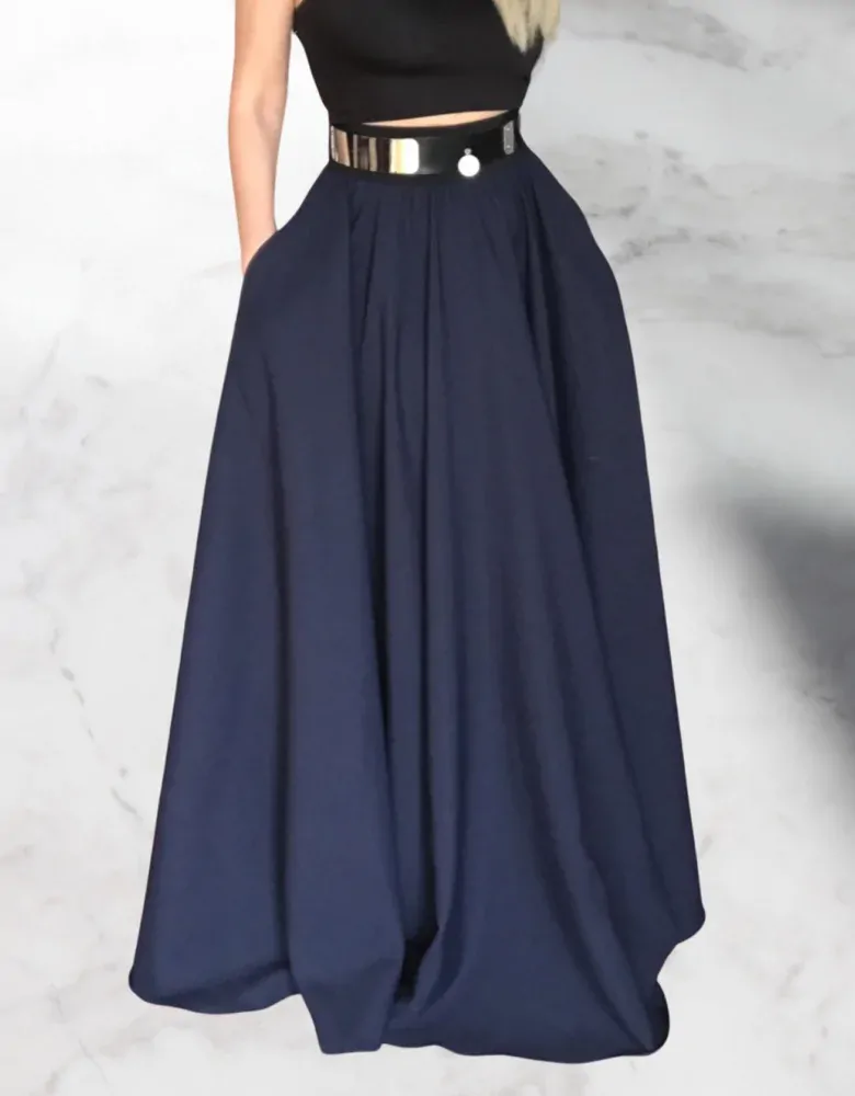 DLOUHÁ SUKNĚ - maxi sukně BOROS SK-L-BLN 01